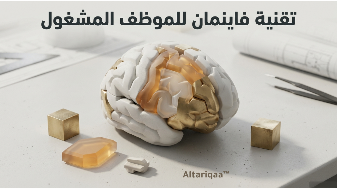 تطبيق تقنية فاينمان للموظف المشغول - الفهم العميق بدون إرهاق