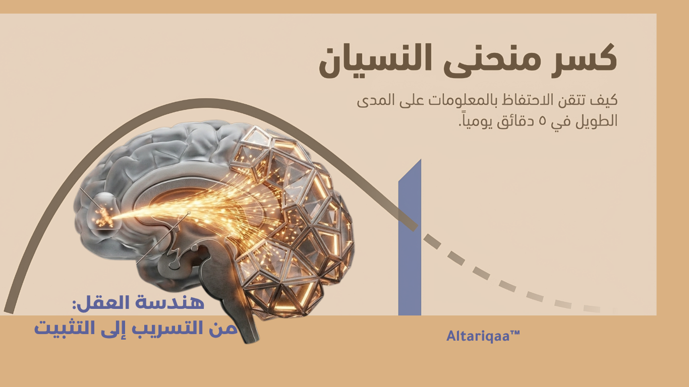 منحنى النسيان وكيف تكسره - دليل التكرار المتباعد للتعلم بدون نسيان